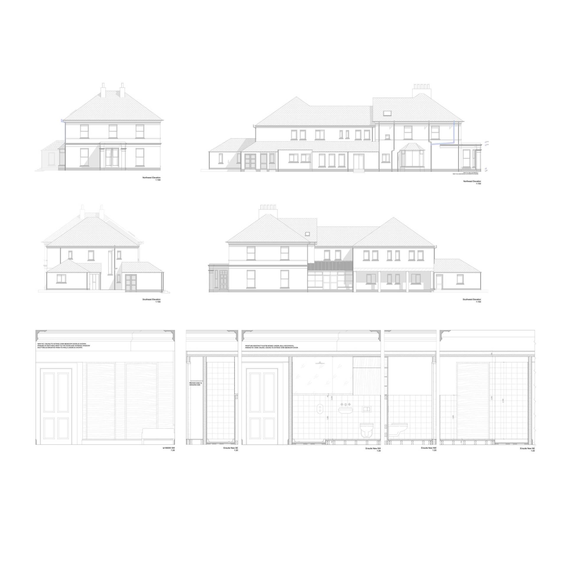 Steve Larkin Architects - Cahir 04 1411 es01 RESIDENTIAL ELEVATION and NEW WC 