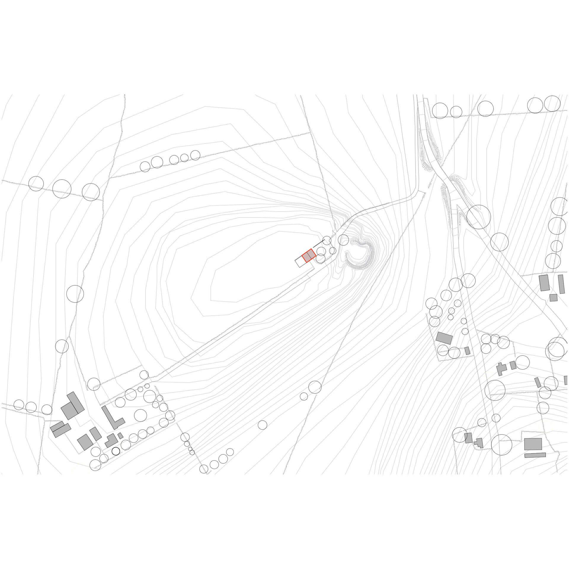 Steve Larkin Architects - Slyguff Site Plan Scale 1_4500