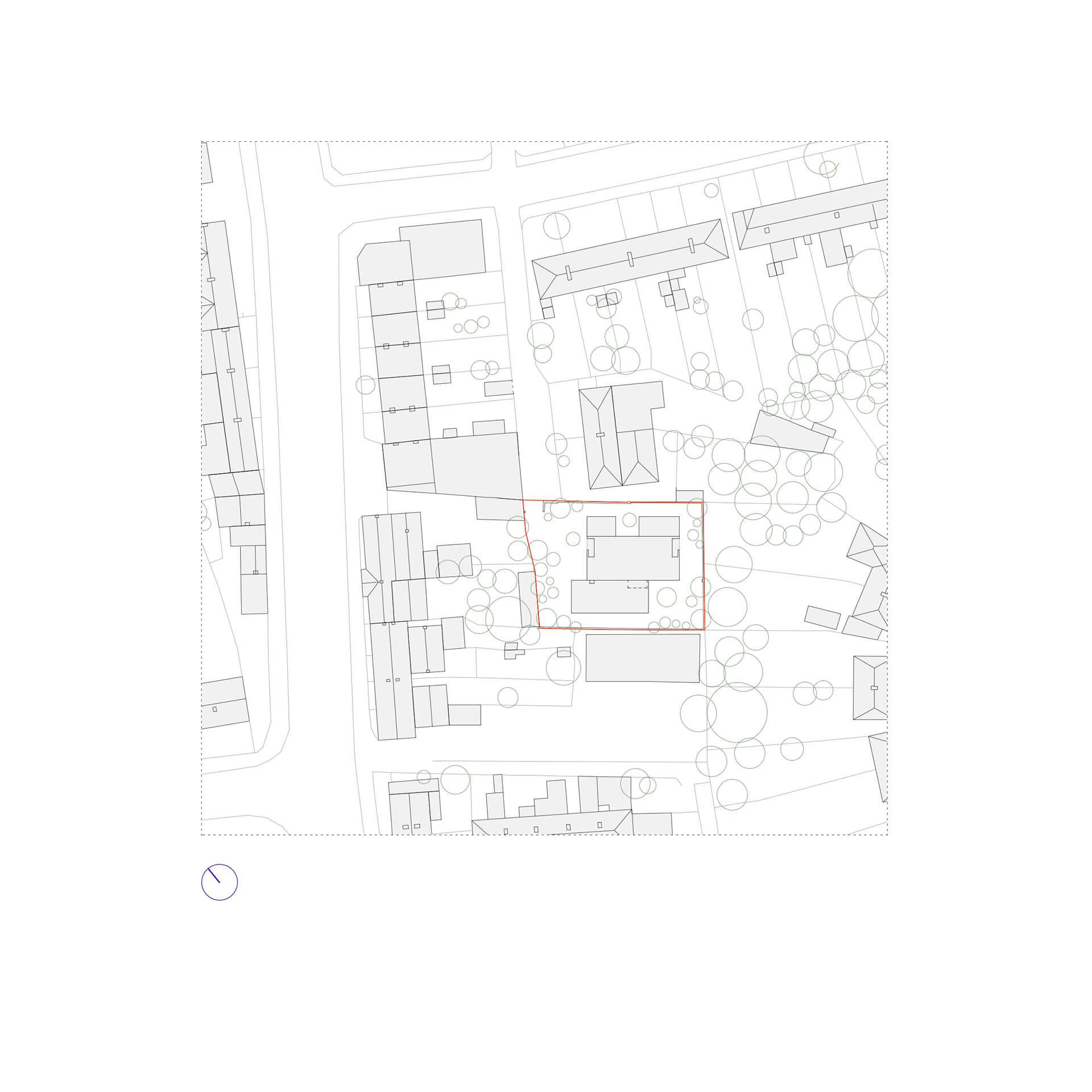 Steve Larkin Architects - 01_Kimmage_Site Plan_1;1000