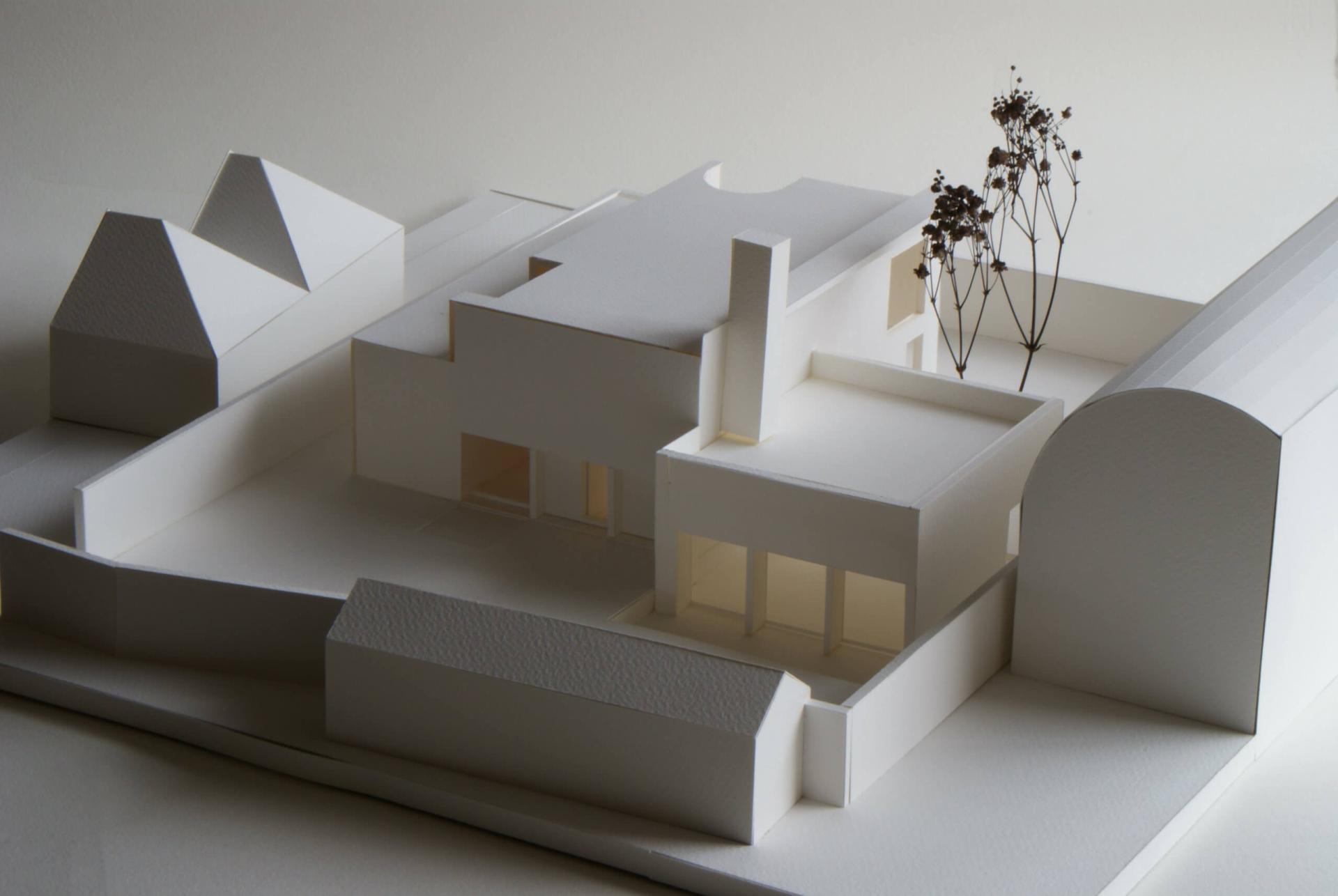 Kimmage - Study model DSC06000 © Steve Larkin Architects Ltd